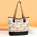2025 new canvas bear shoulder bag - stylish women's bag, minimalist, versatile, large capacity tote bag, mom bag