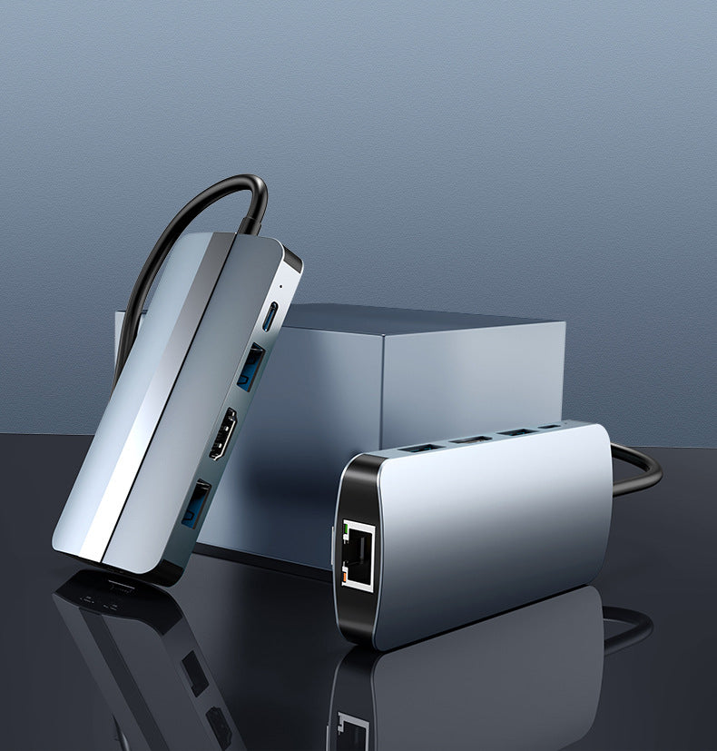 Type-c expansion dock, gigabit ethernet, usb 3.0, compatible with apple macbook, expansion hub for laptops