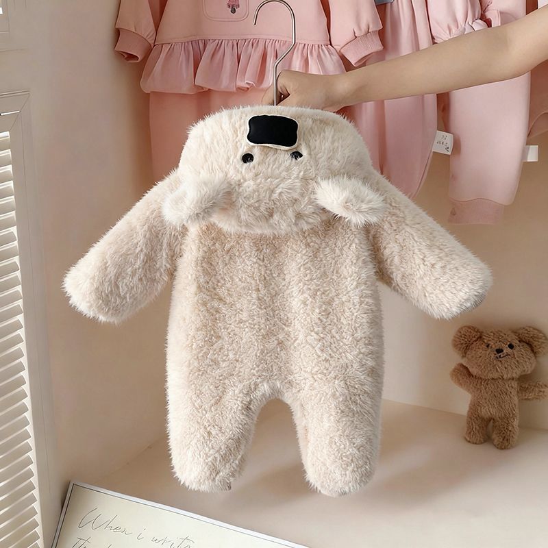Korean style baby rompers & jackets: adorable autumn/winter outdoor overalls for boys & girls - super thick & cute!
