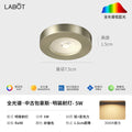 Bauhaus minimalist aisle corridor ultra-thin surface-mounted downlight spotlight retro industrial style anti-glare ceiling fixture (no main light)