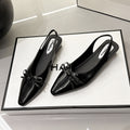 2026new arrival sandals pointed toe women's high heels easiest for match mary jane thick heel sandals back empty shallow mouth fashionoutwear sandals
