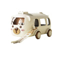 Summer baby bus water cup student kids sports cup large capacity plastic cup with straw plastic cup resistant to falling