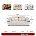 2025 new genuine leather sofa set, modern leather furniture for home living room, top grain cowhide sofa