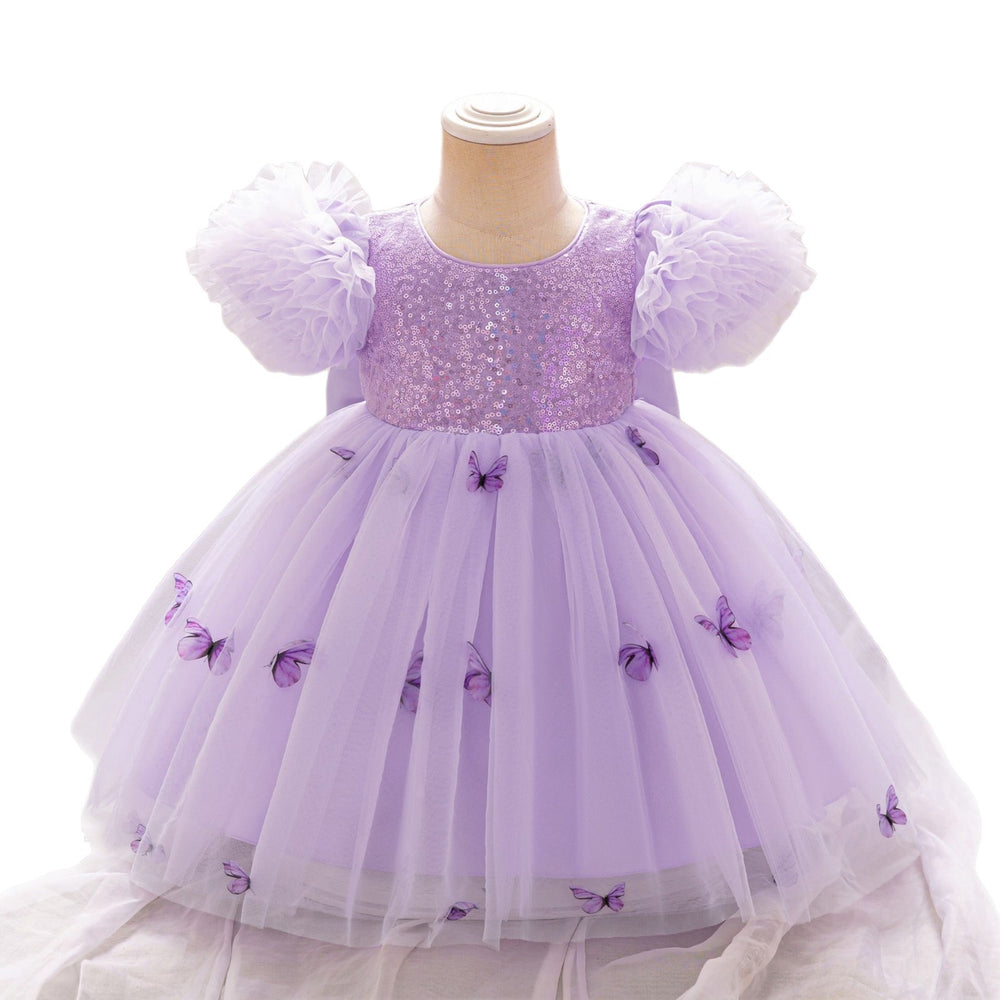 Girls' birthday dress princess dress summer  new children's summer outfit stylish dress baby summer dress