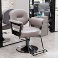 Hairdressing chair, hair salon special fashion, rotatable adjustable hairdressing shop chair, can be reclined for hair cutting, perm and dyeing hairdressing chair