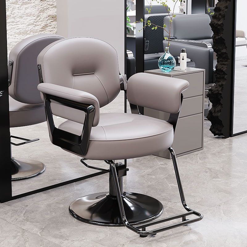 Hairdressing chair, hair salon special fashion, rotatable adjustable hairdressing shop chair, can be reclined for hair cutting, perm and dyeing hairdressing chair