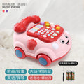 Infant & toddler light & sound telephone toy - educational & early learning pull-along toy for boys & girls