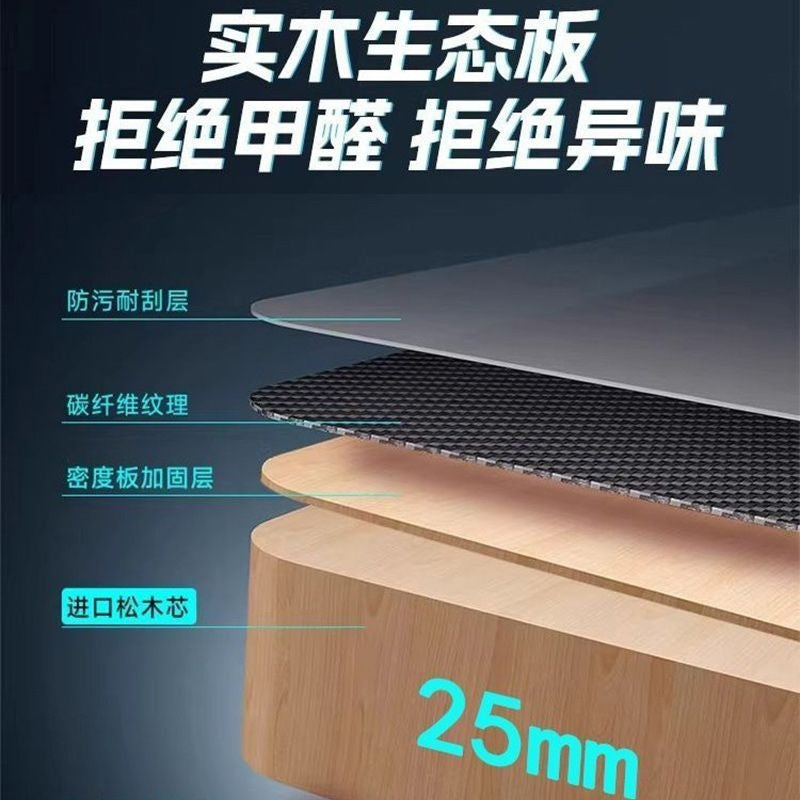 Titanium halberd s3 computer desk - gaming desk - carbon fiber - home bedroom - clip-on mechanical arm - two-section split desktop computer desk