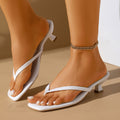 2026 summer new arrival: plus-size women's casual comfortable european and american fashion slip-on high heel sandals - one size fits all