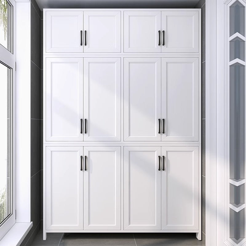 Space Aluminum Balcony Locker Sunscreen Wardrobe Large Capacity Cabinet Sundries Storage Cabinet Locker Shoe Cabinet Side Cabinet
