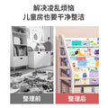 Movable children's bookshelf storage rack floor-standing home simple bookcase toy organizer baby reading picture book stand