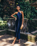 Sexy cutout cami v-neck nightclub dress evening party gown -  hot seller european and american women's clothing