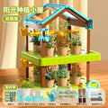 Diy sunroom planting kit for kids: science experiment set for elementary school students - educational toy for boys and girls