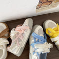 Chicniche style design thin argan sports german training sneakers 2026 summernew arrival ugly cute see-through mesh white shoes for women