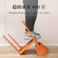Influencer-approved horn chair - plastic chair for home, backrest dining chair, office study lazy chair, casual computer chair, training stool
