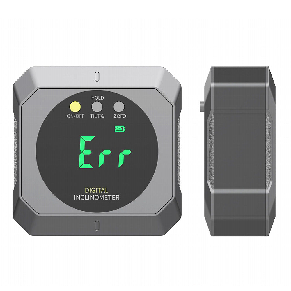 High-precision digital display inclinometer box Electronic angle ruler Angle meter Slope measuring instrument with laser level