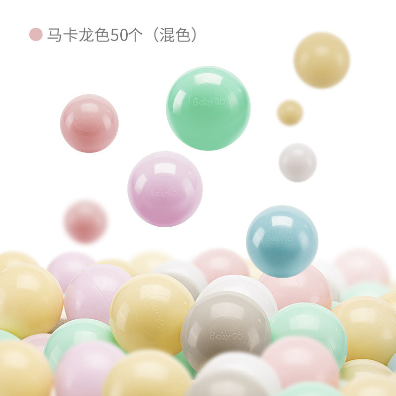 BABYGO Ocean Ball Pool Baby Indoor Toys Elastic Infant Children Thickened Safe and Odorless Babies Can Bite Waves