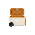 Ice master 38l ivory white trolley cooler with wheels - portable outdoor camping picnic food ice chest