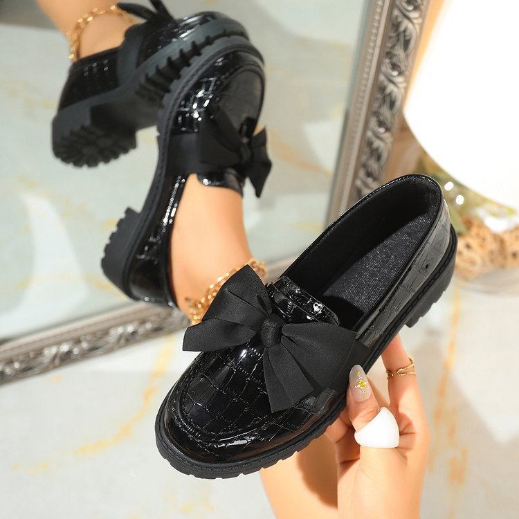 spring/autumn new arrival: plus-size chunky sole loafers for women, sizes 36-42. wholesale available. perfect for , , and other cross-border e-commerce platforms
