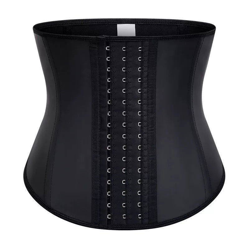 9 steel frame latex three-breasted abdominal belt cross-border latex waistband tight body shaping abdominal belt for women