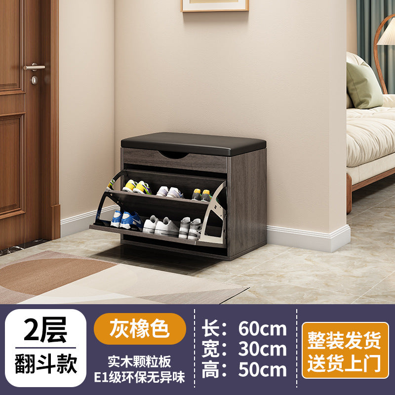 new arrival: bestselling flip-top shoe cabinet - home entryway shoe bench, shoe rack, and stool combo - all-in-one seating & space-saving storage