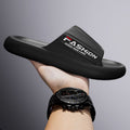 Women's summer 2025 new indoor slippers: cozy, platform, minimalist slides for home, bathroom, and couples
