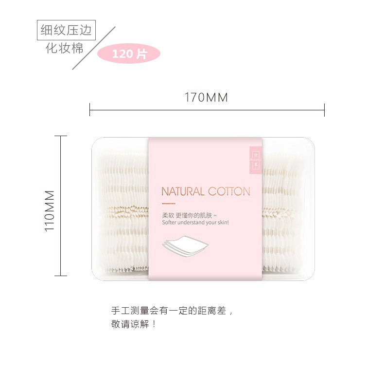 Customized makeup remover pads - vibrant, age-defying, extra-thick cotton pads - 120 count box - private label/oem - skin-friendly cotton pads - custom orders available