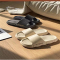 2024 men's summer slippers - minimalist, cloud-like comfort, thick sole, bathroom/indoor use, couple/student style, women's slippers for indoor/outdoor wear