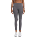 new arrivalstripes fitness tight high waist peach butt lift hot pants contrast color breathable sports running yoga pants women