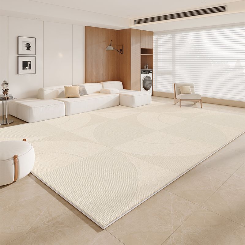 Distributed carpet living room  new cream style no-wash and wipeable bedroom waterproof sofa light luxury high-end floor mat