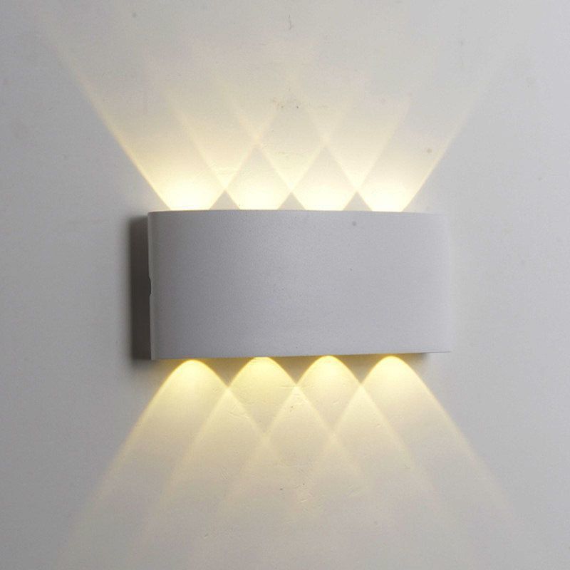 Wall washer waterproof wall lamp outdoor garden lamp hotel power connection external wall spotlight bedside corridor stair wall lamp wall lamp