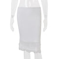 Amazon women's clothing  summer new arrival: fashionable and elegant low-rise, versatile, slim-fit bodycon midi skirt