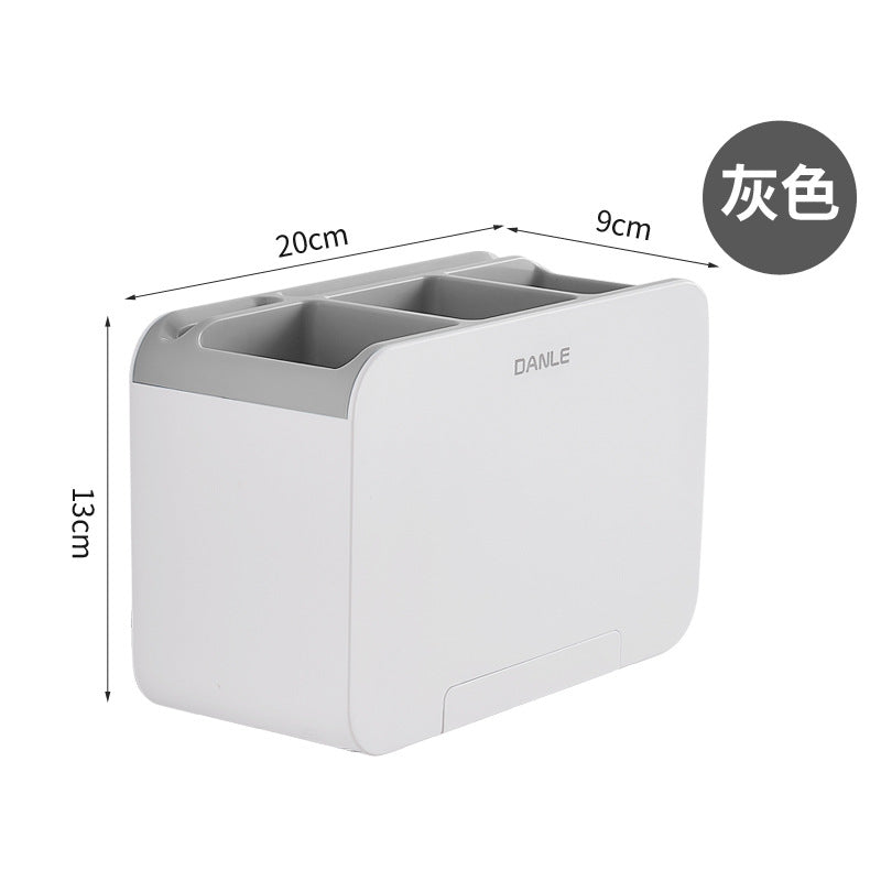 Chopsticks cartridge storage box wall-mounted household chopsticks cage bucket spoon kitchen tableware chopsticks drain knife holder integrated rack