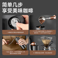 Titanium-plated hand coffee grinder with seven-star steel core - manual coffee bean milling machine