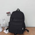 Schoolbag patchworkcontrast colorcasual travel junior high school student backpack large capacity water-repellent abrasion resistant dirty backpack