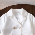 export children's clothing, new products for children, girls, spring, fall and winter, lapel outwearpantssuit