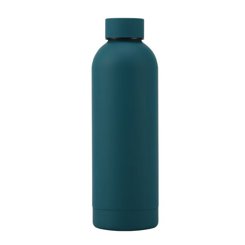 new arrival 304 stainless steel thermos cup large capacity double-layer vacuum small mouth bottle portable car sports water cup
