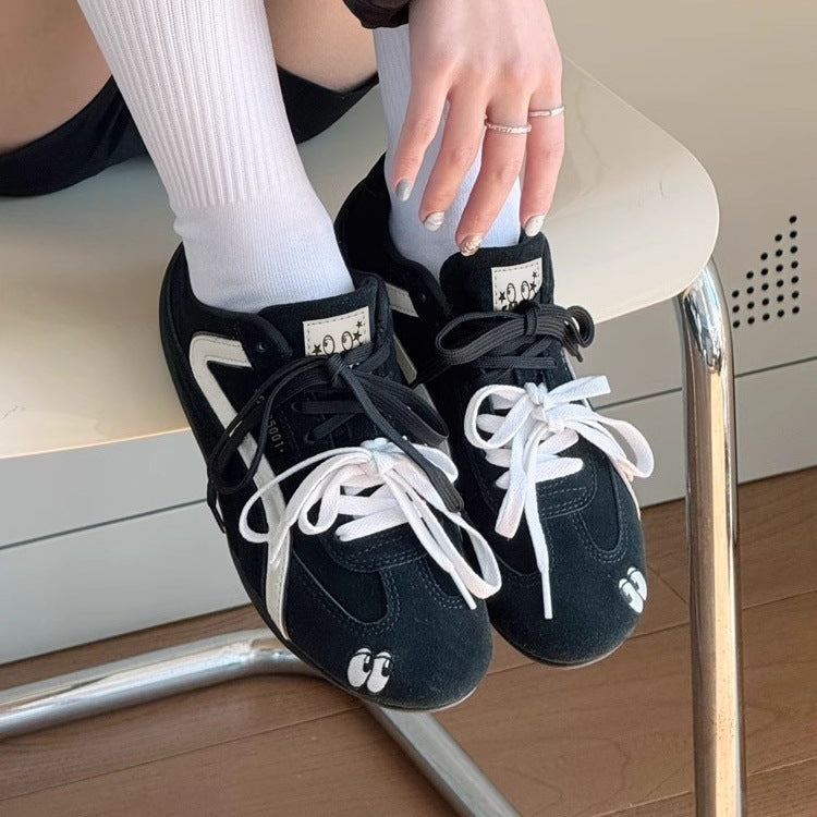 Retro german training shoes women's 2026 new arrivalsummerflatsflats women's best selling easiest for matchcasual sports shoes women's shoes