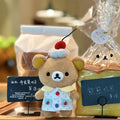Japanese new arrival rilakkuma store manager series keychain pendant heart bag pendant stuffed toy cute