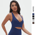 New arrival cross-border fashion seamless pure color cross sexy back sports intimates running fitness yoga wear bra for women