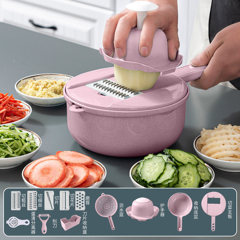 Multifunctional kitchen gadget: vegetable slicer & shredder - potato shredder, grater, and slicer for home use