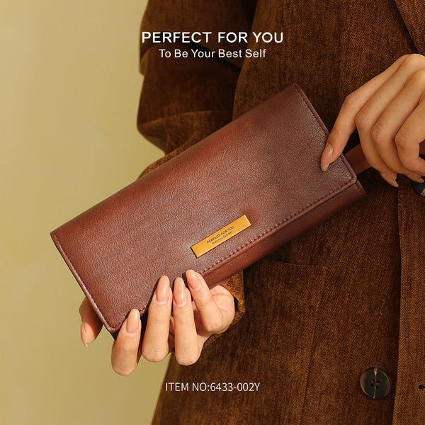 New women's wallet Korean version zipper wallet women's long clutch bag women's multi-card multi-function wallet
