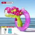 High-capacity electric bubble machine for kids - 2025 new model, fully automatic handheld bubble gun toy for girls and boys