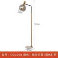 American scandinaviancasual floor lamp living room sofa side bedroom bedside study light luxury glass reading vertical table lamp