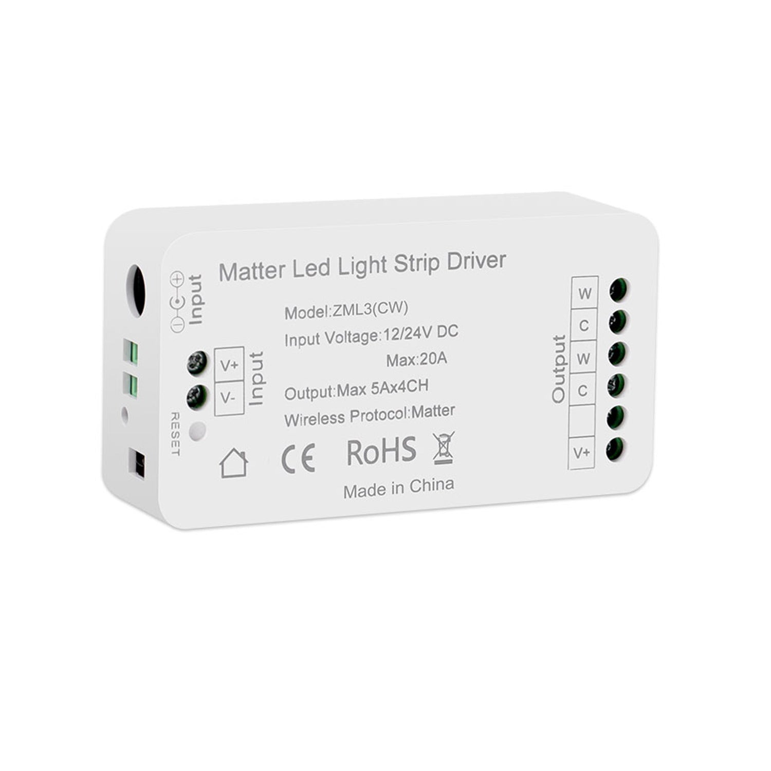 Wholesale matter24V intelligent controller RGBCWCCT dual color temperature homekit dimming color dimming intelligent lighting