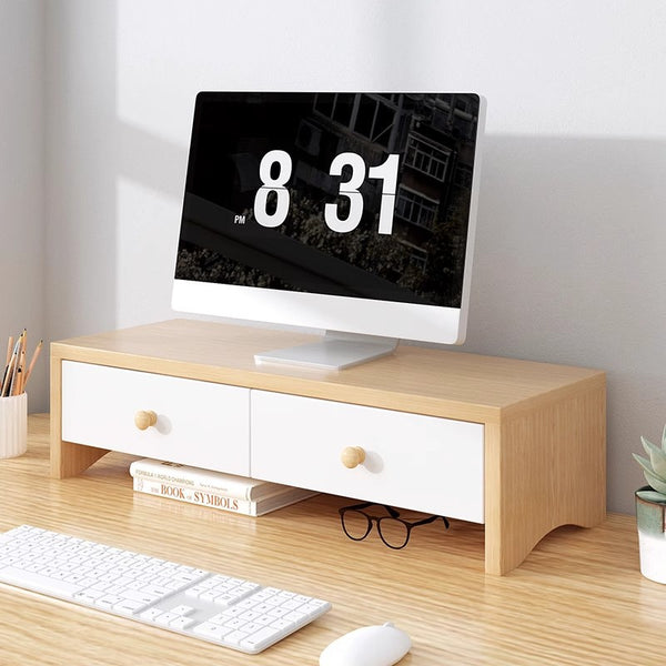 Computer Raising Rack Desktop Monitor Raising Rack Office Desktop Shelf Screen Stand Laminate Pad Raising Rack