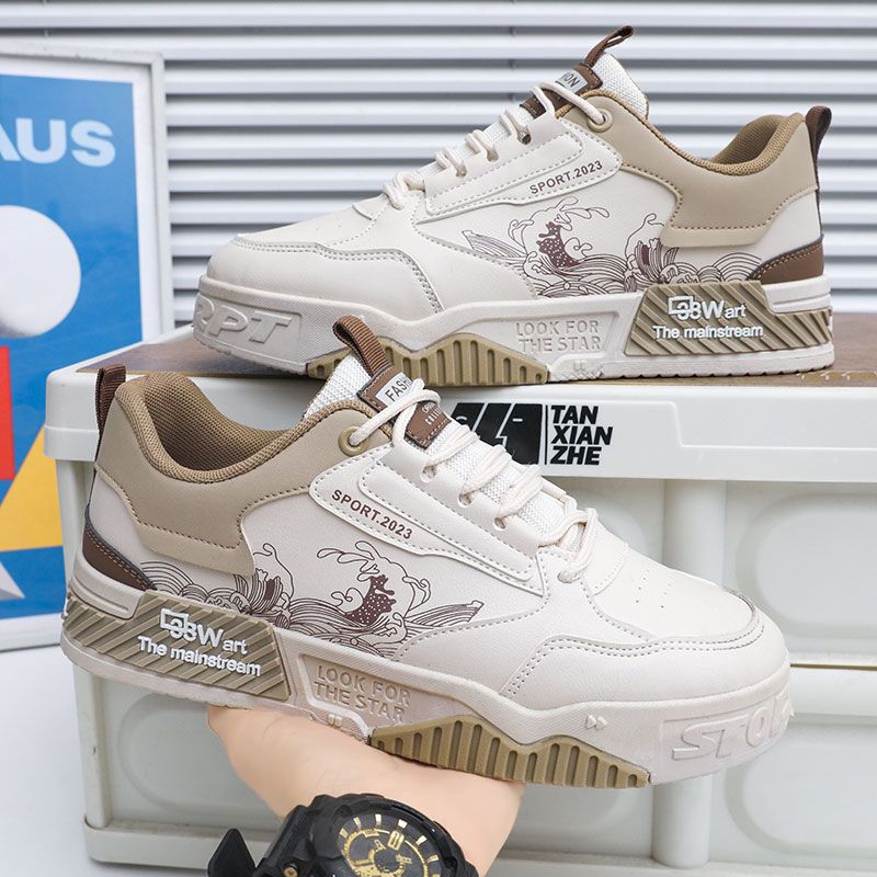 Men's spring/autumn 2025 new arrivals: unique platform white sneakers, trendy winter bestsellers, putian athletic versatile casual skate shoes