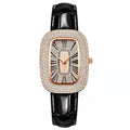 Small green watch women's watch niche pigeon egg popular douyin kuaishou live broadcast wholesale rhinestone starry sky women's watch