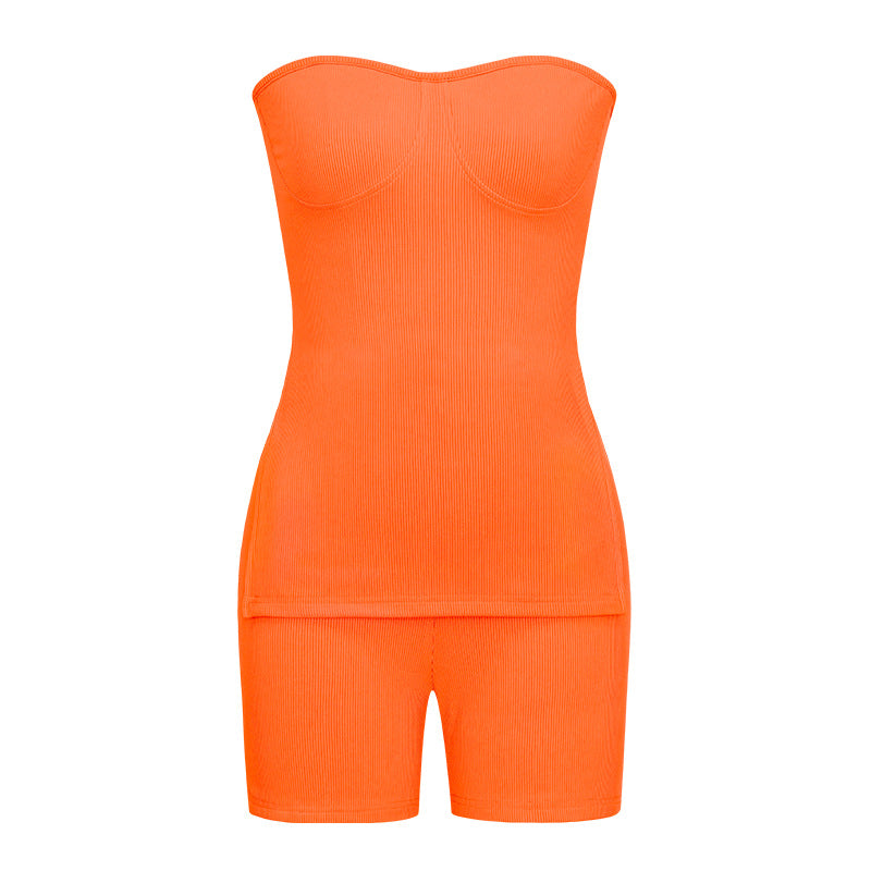 Amazon fashion cross-border knitting pit cross-border independent station  autumn pure color fashion casual suit