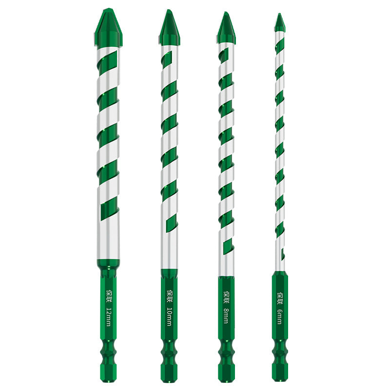 Baolian ceramic eccentric drill extended tile glass marble concrete stainless steel punching super hard crooked drill